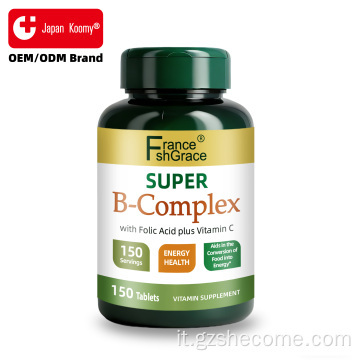 Shecome Super B Complex Compresse Supporto al metabolismo energetico